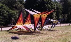 Wegen Windmangel nur Dekoration